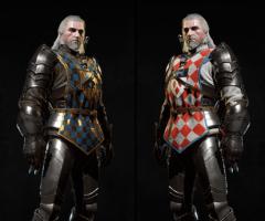 The Witcher 3 armor στην αρχή του παιχνιδιού